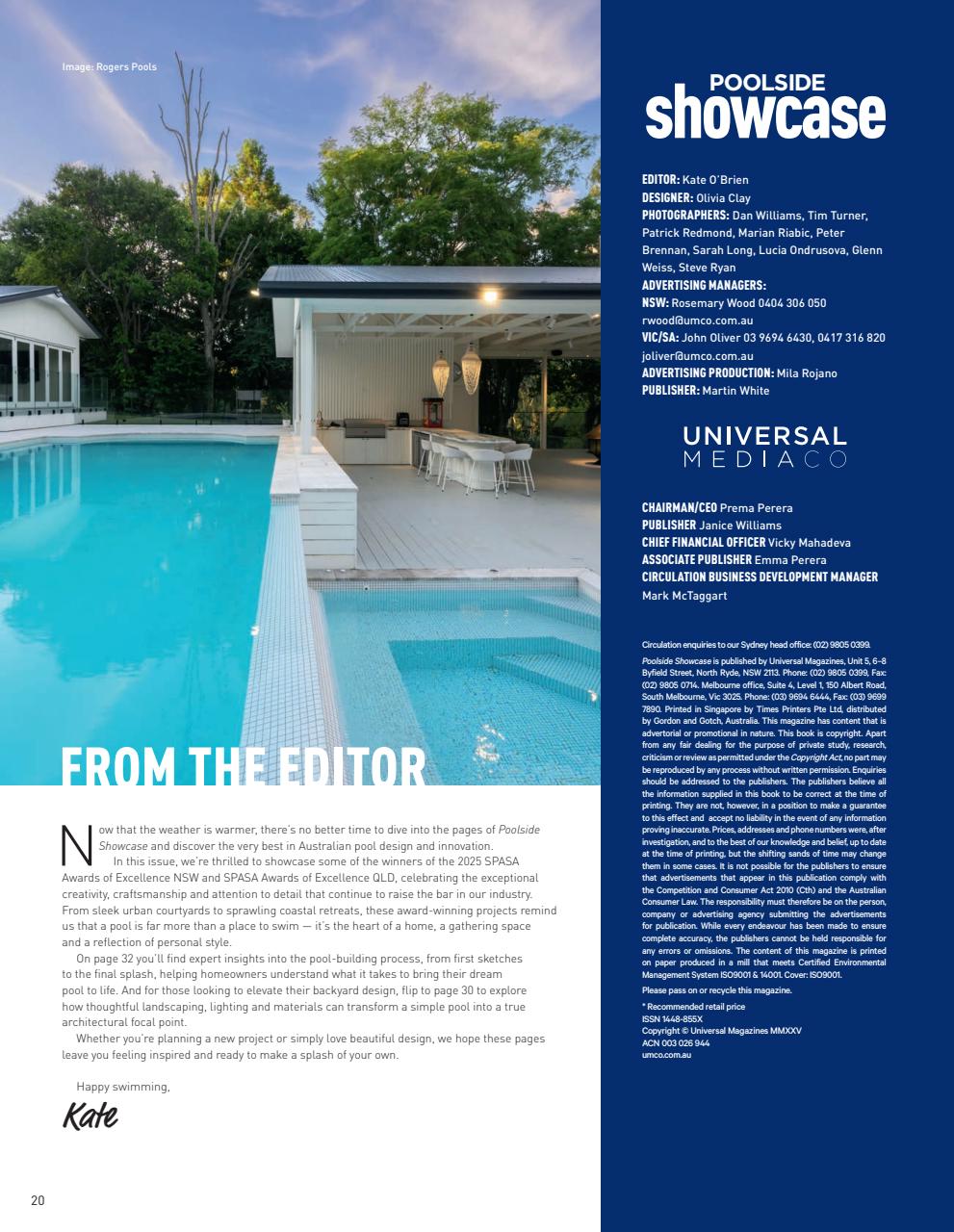 Poolside Showcase Preview Pages