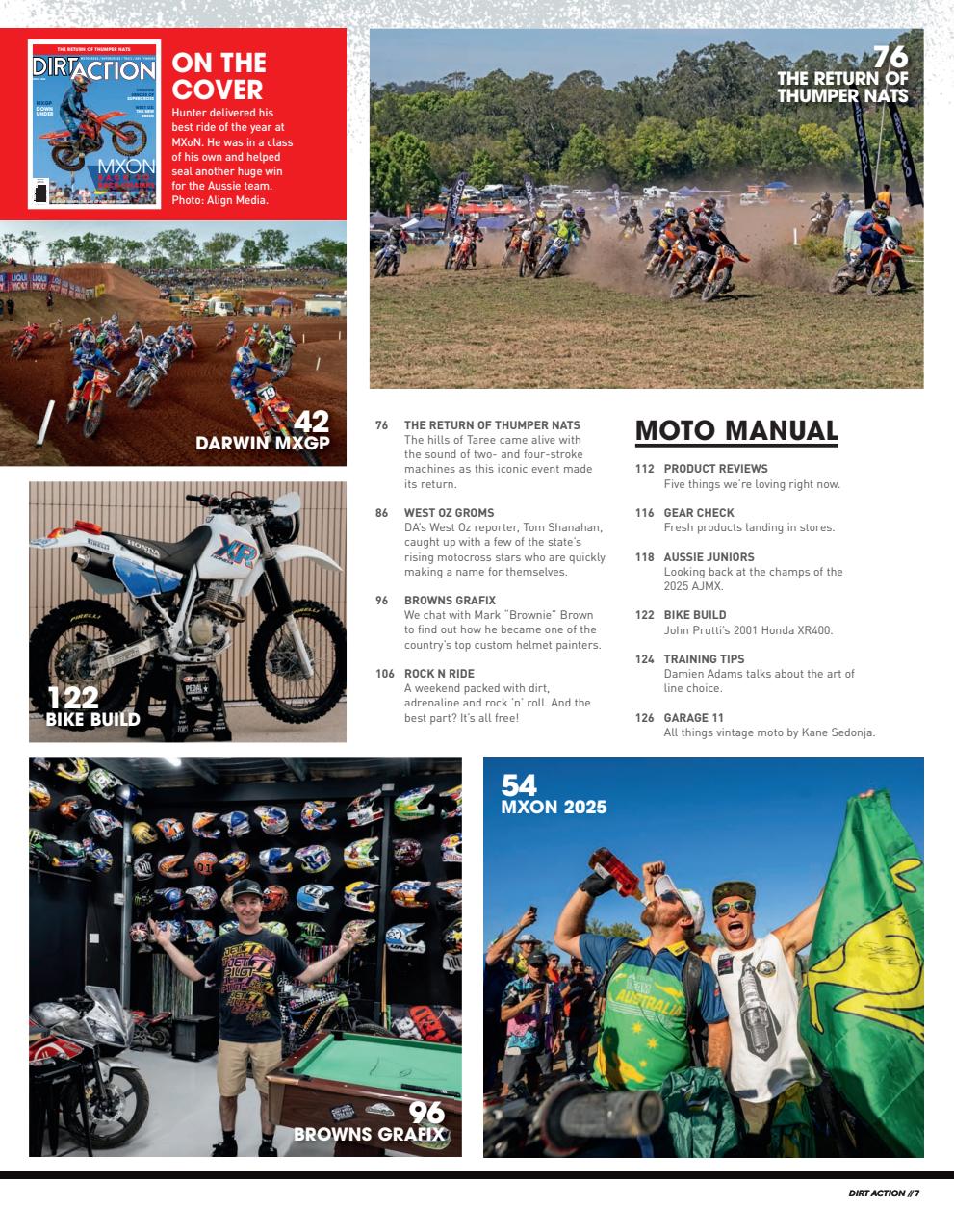 Dirt Action Preview Pages