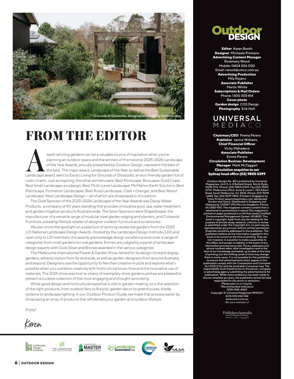 Outdoor Design & Living Preview Pages