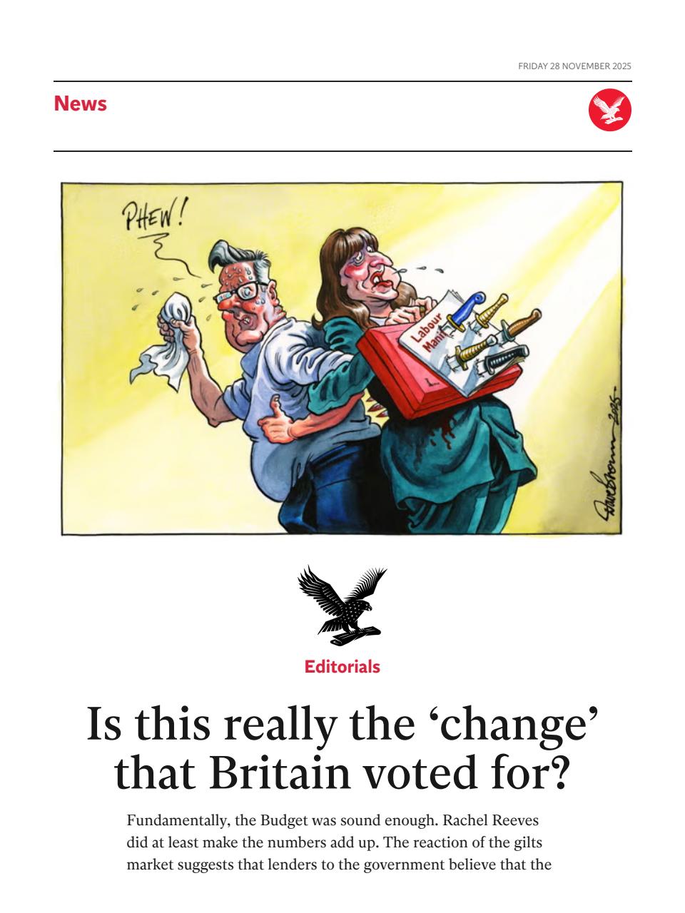 The Independent Daily Edition Newspaper Preview Pages