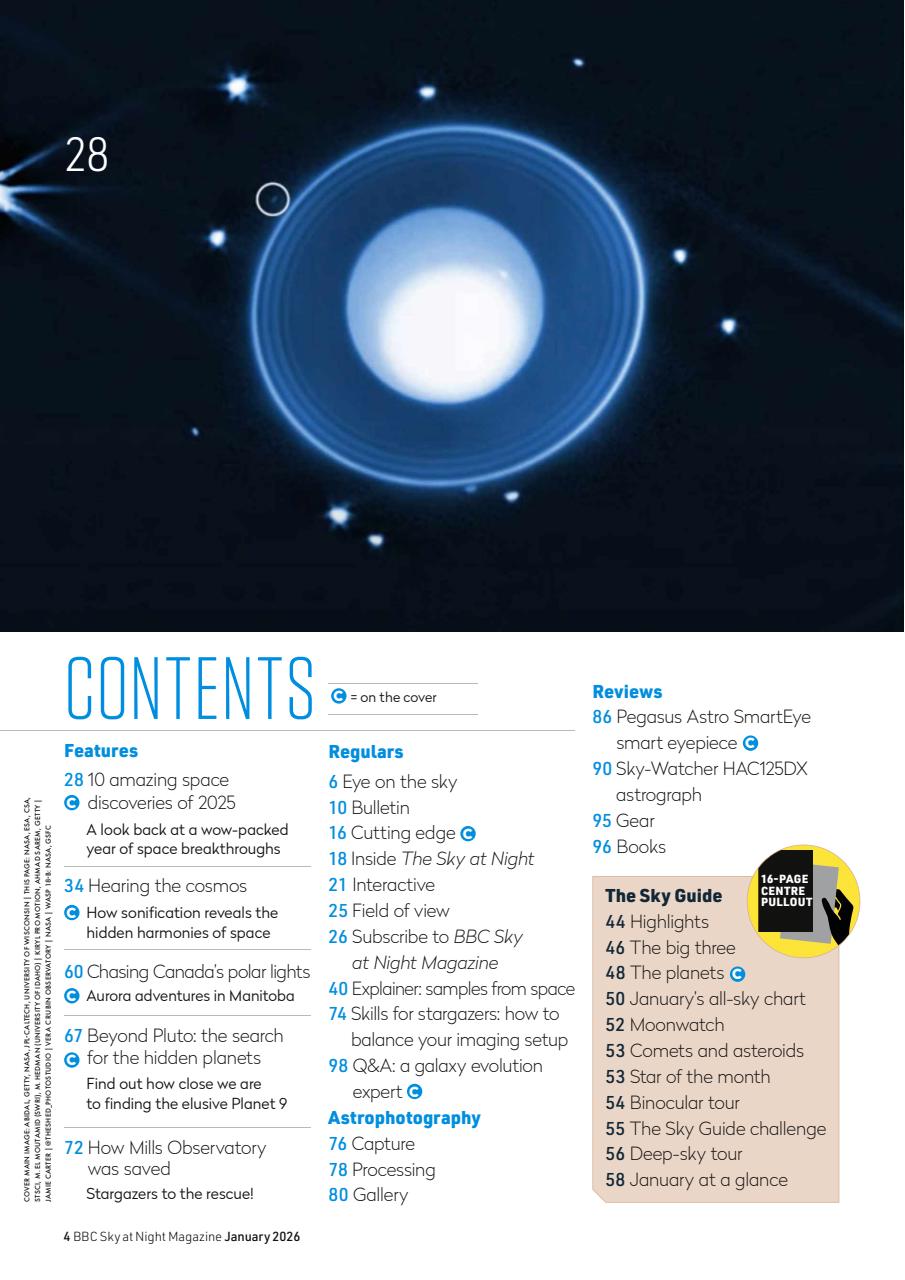 BBC Sky at Night Magazine Preview Pages