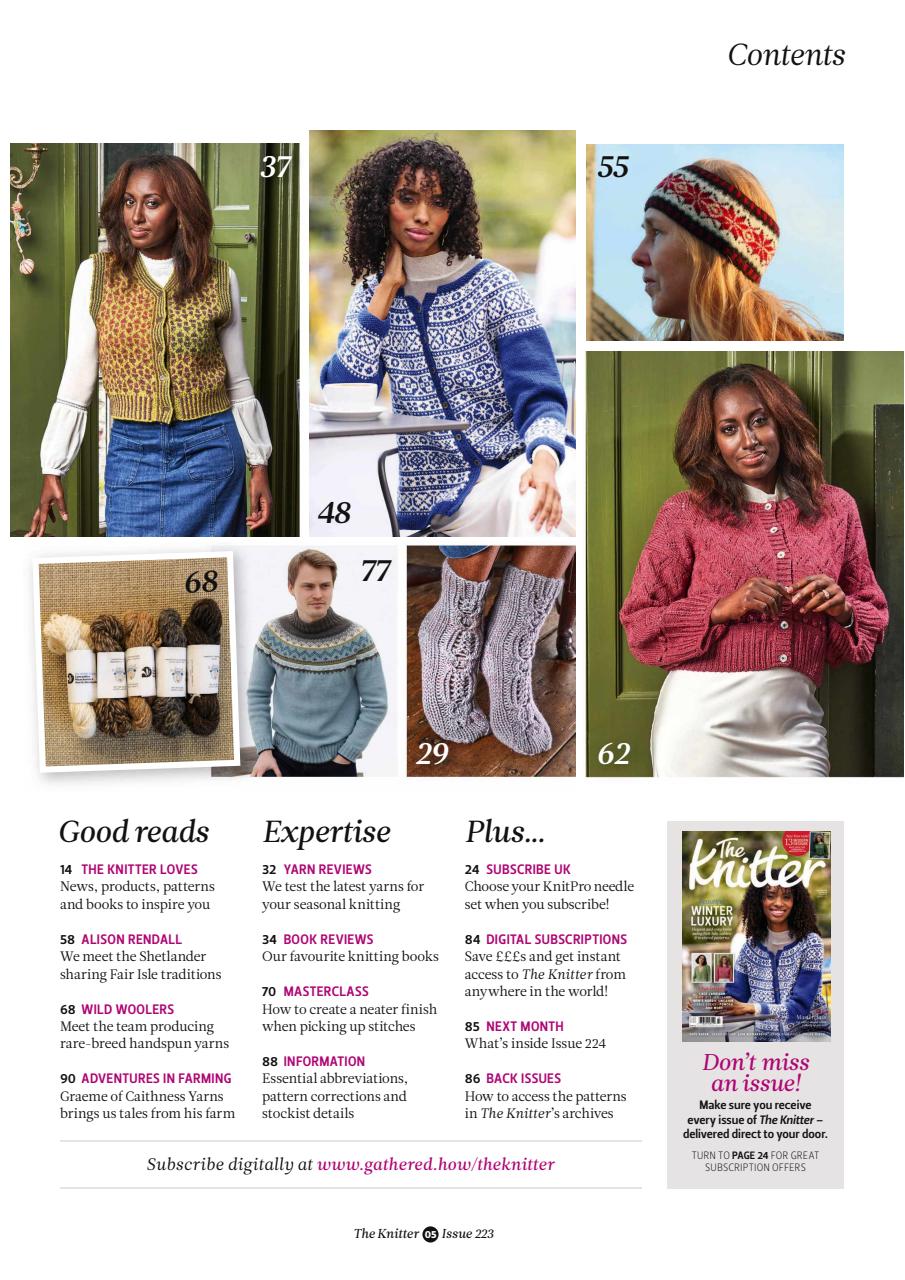 The Knitter Preview Pages