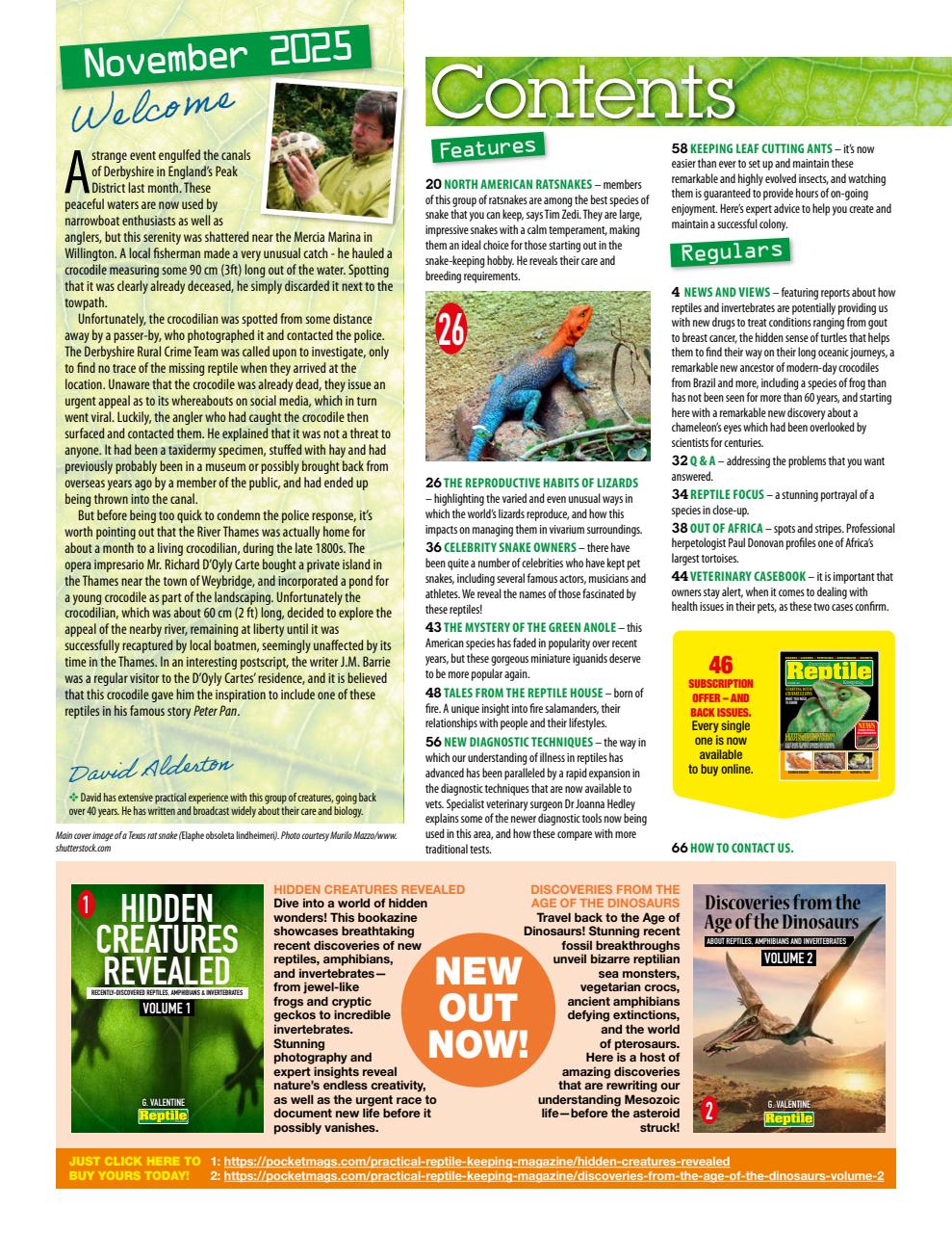 Practical Reptile Keeping Preview Pages