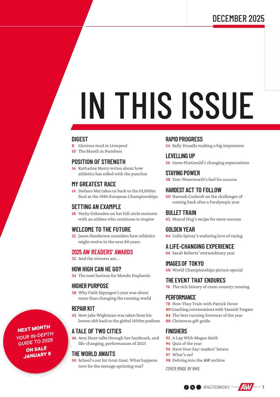 AW – Athletics Weekly Magazine Preview Pages
