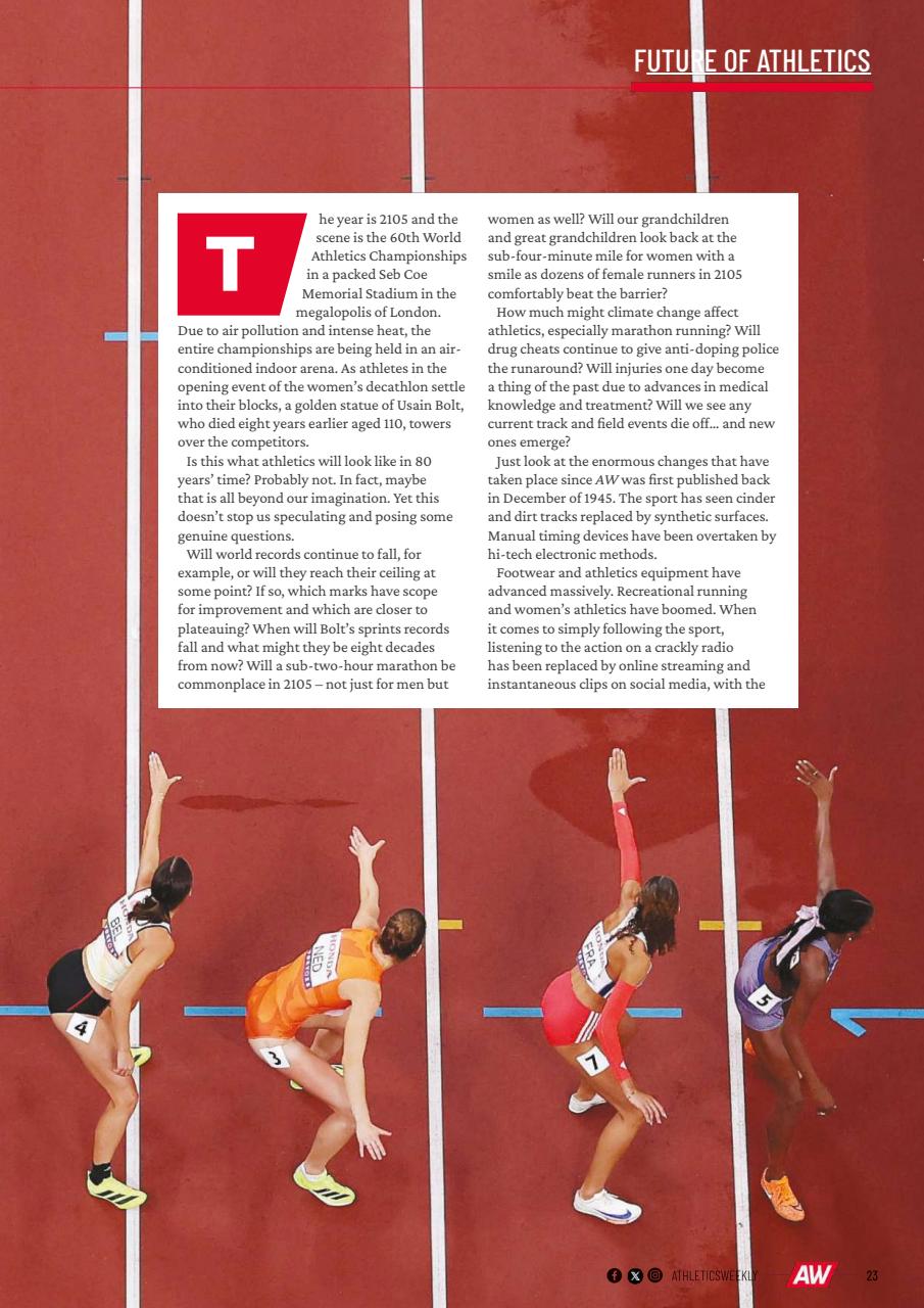 AW – Athletics Weekly Magazine Preview Pages