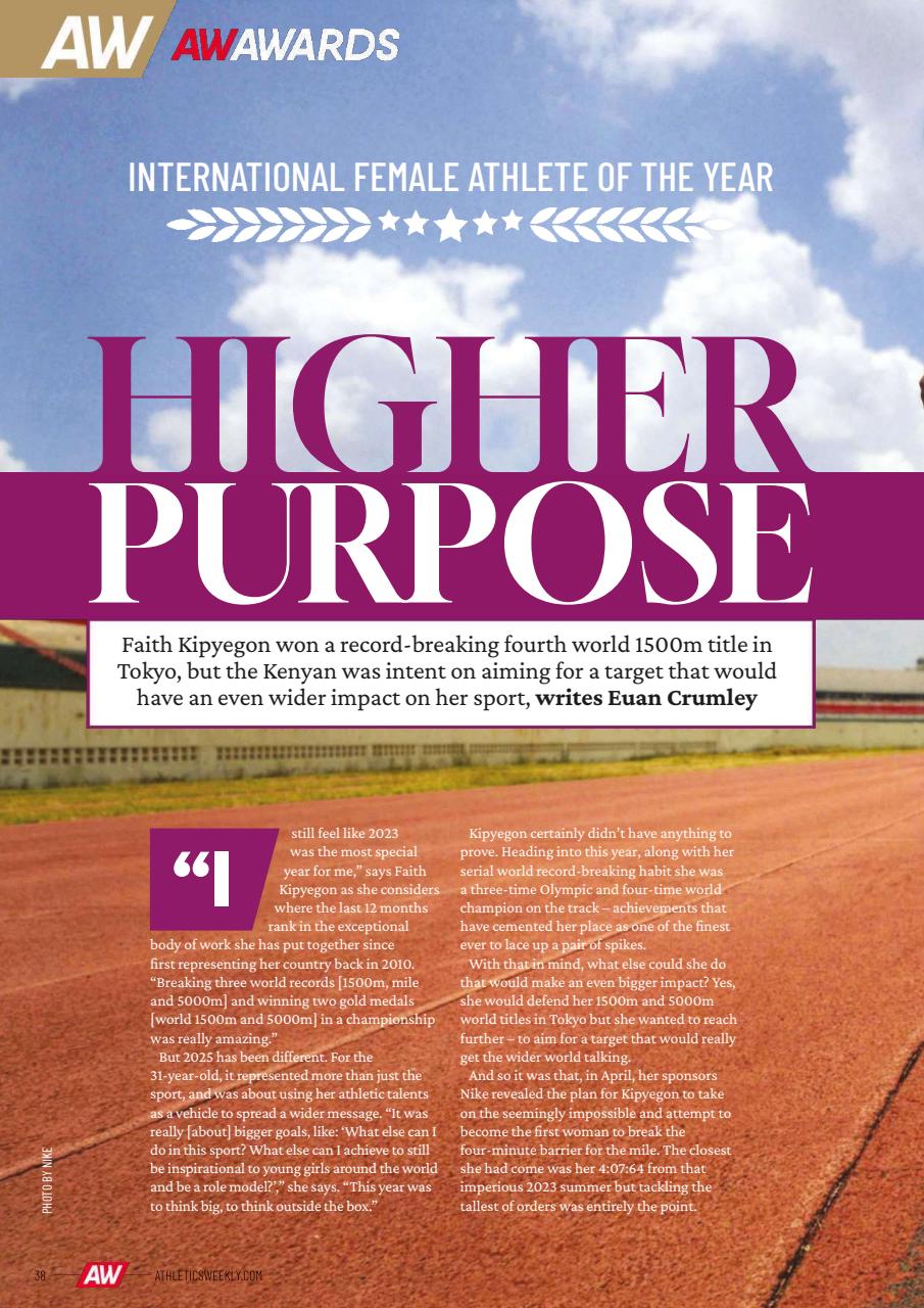 AW – Athletics Weekly Magazine Preview Pages