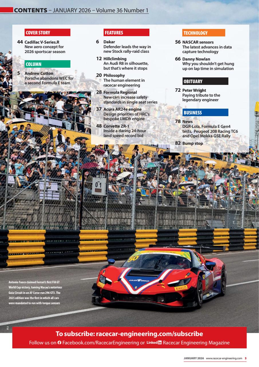 Racecar Engineering Preview Pages