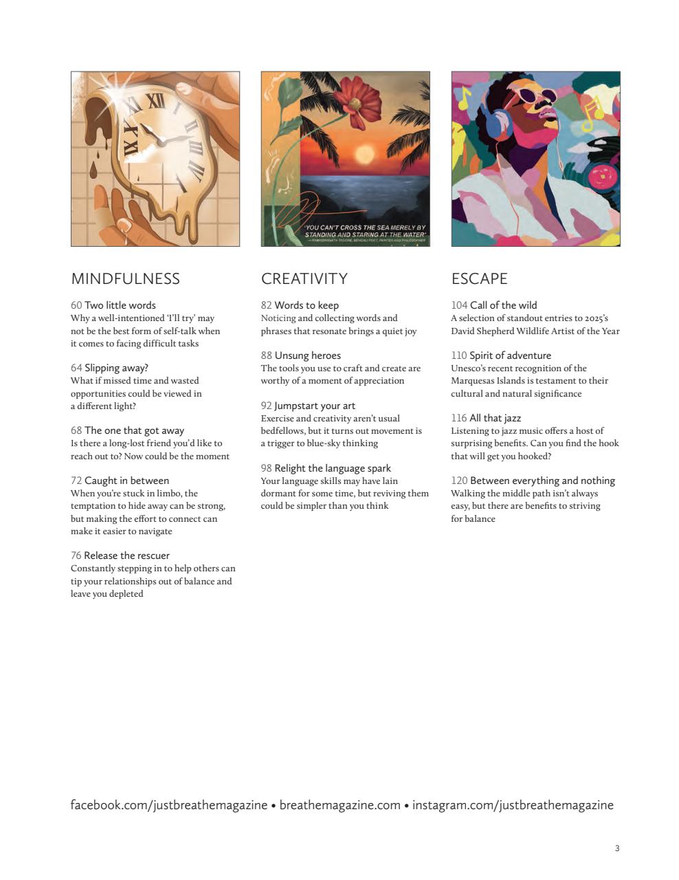 Breathe Preview Pages