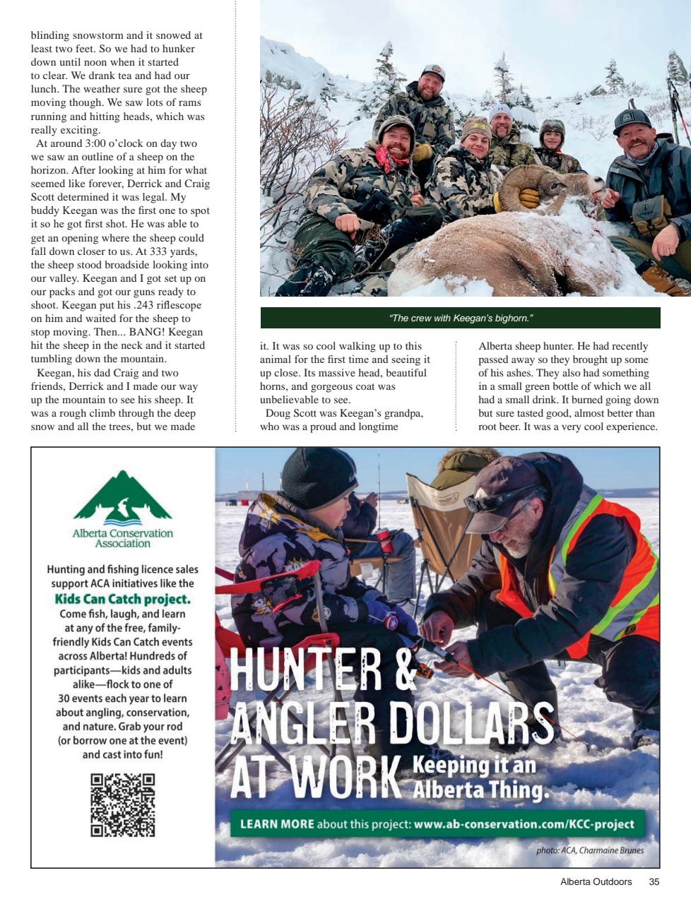 Alberta Outdoors Preview Pages