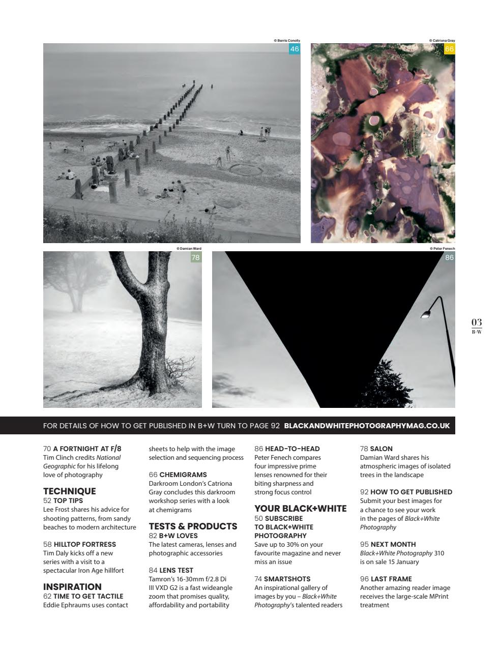 Black+White Photography Preview Pages