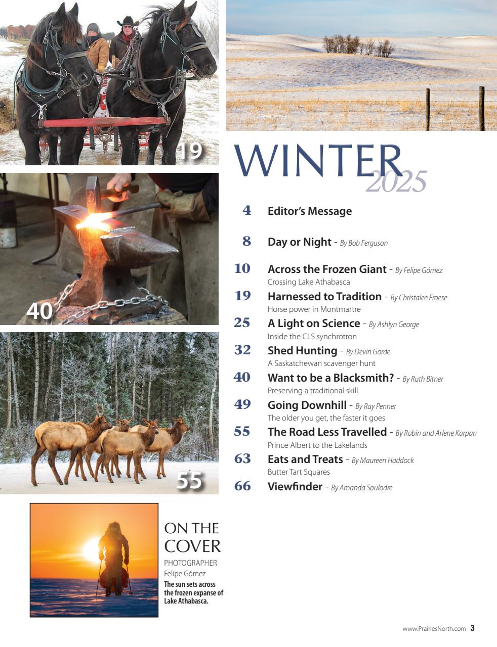 Prairies North Magazine Preview Pages