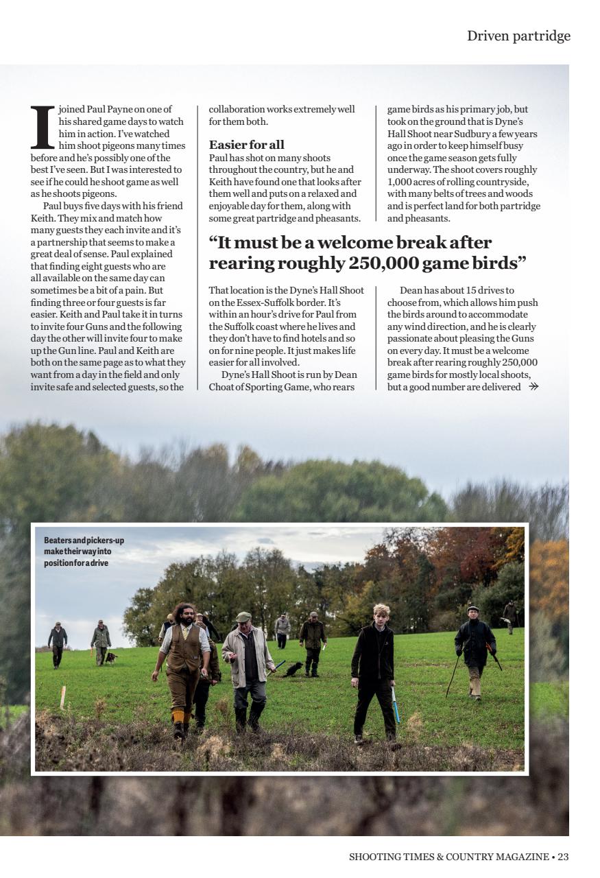 Shooting Times & Country Preview Pages