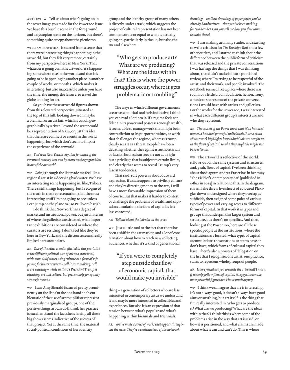 ArtReview Preview Pages