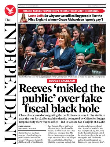 Saturday, 29 November 2025 issue Saturday, 29 November 2025