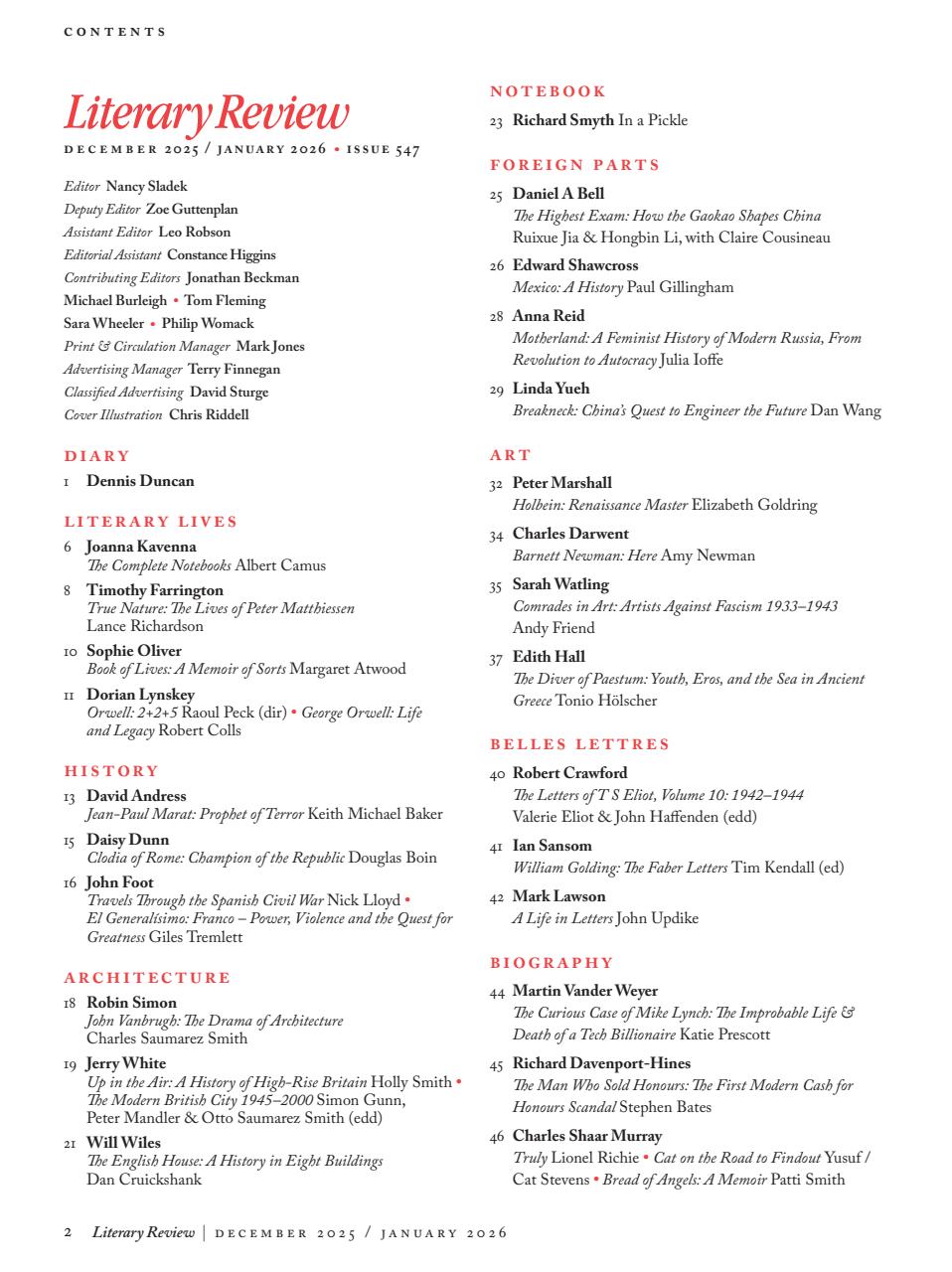 Literary Review Preview Pages