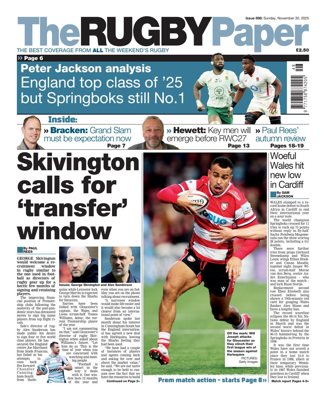 The Rugby Paper Preview Pages