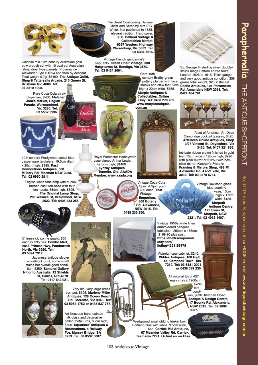 Antiques to Vintage Preview Pages