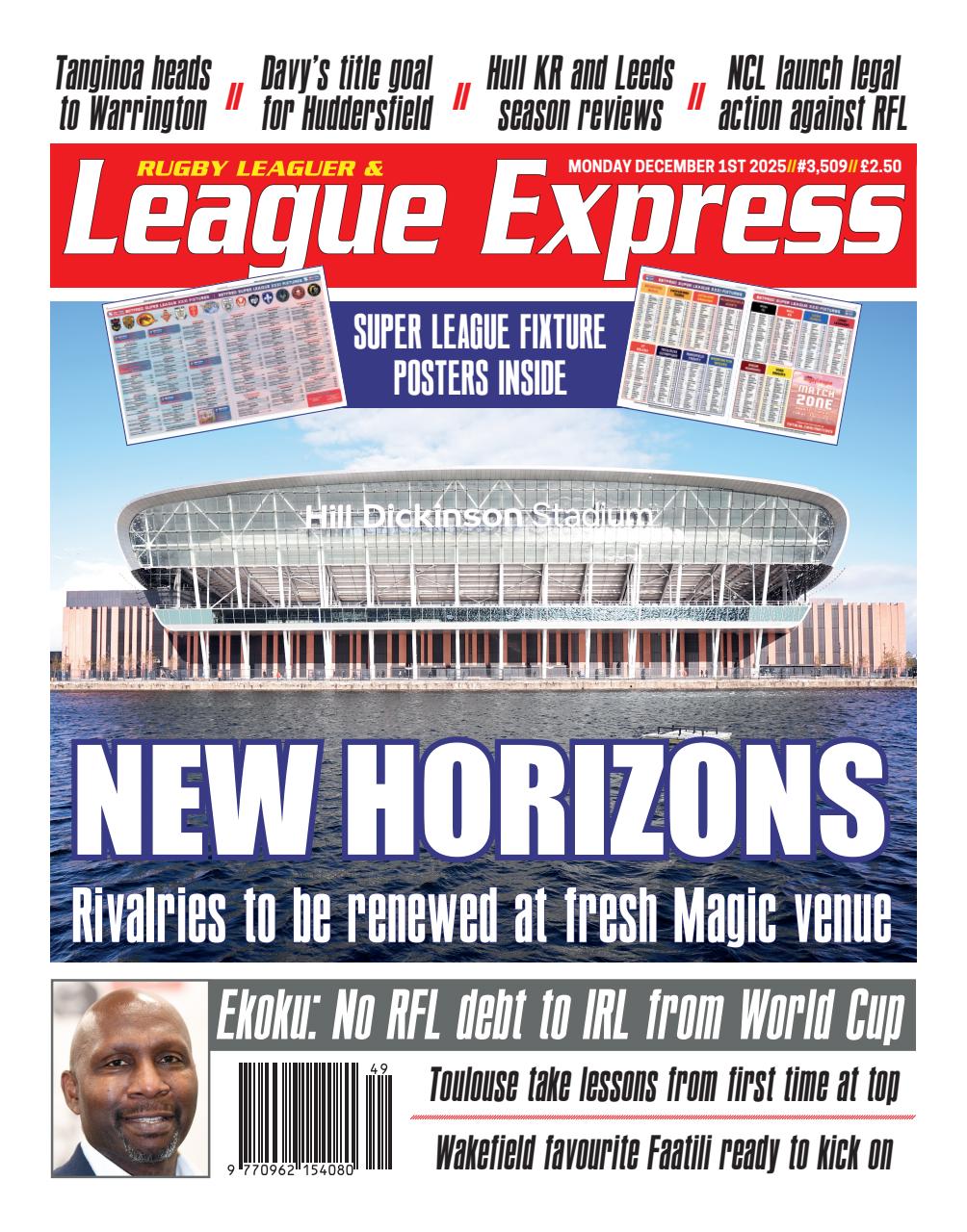 League Express Preview Pages