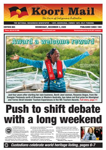 Koori Mail issue December 3 2025