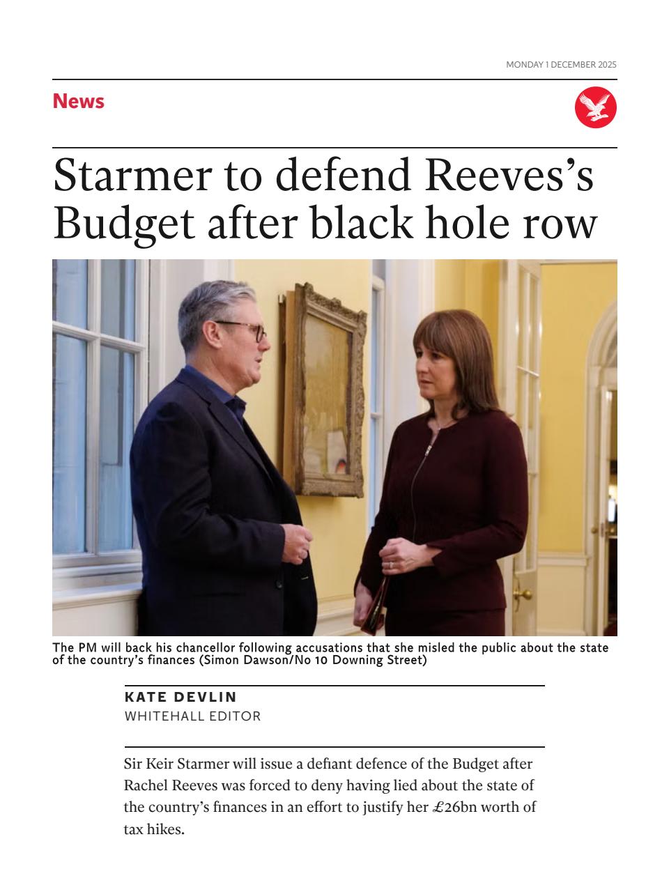 The Independent Daily Edition Newspaper Preview Pages