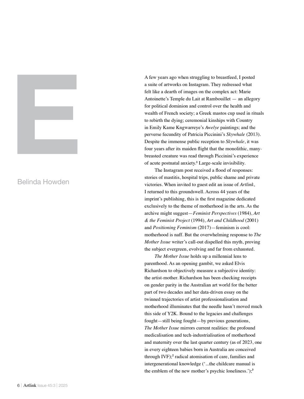 Artlink Magazine Preview Pages