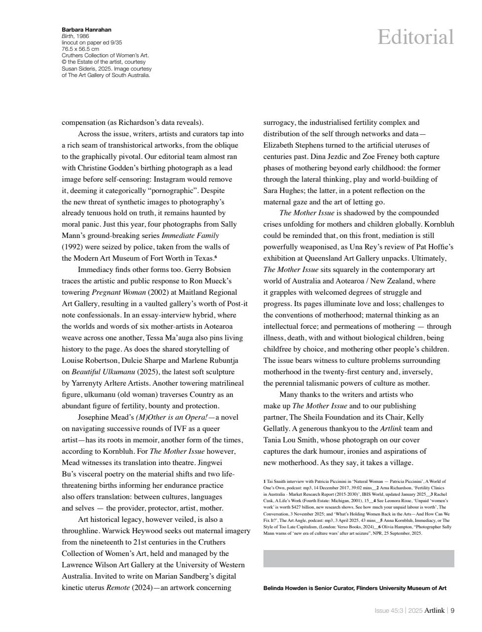 Artlink Magazine Preview Pages