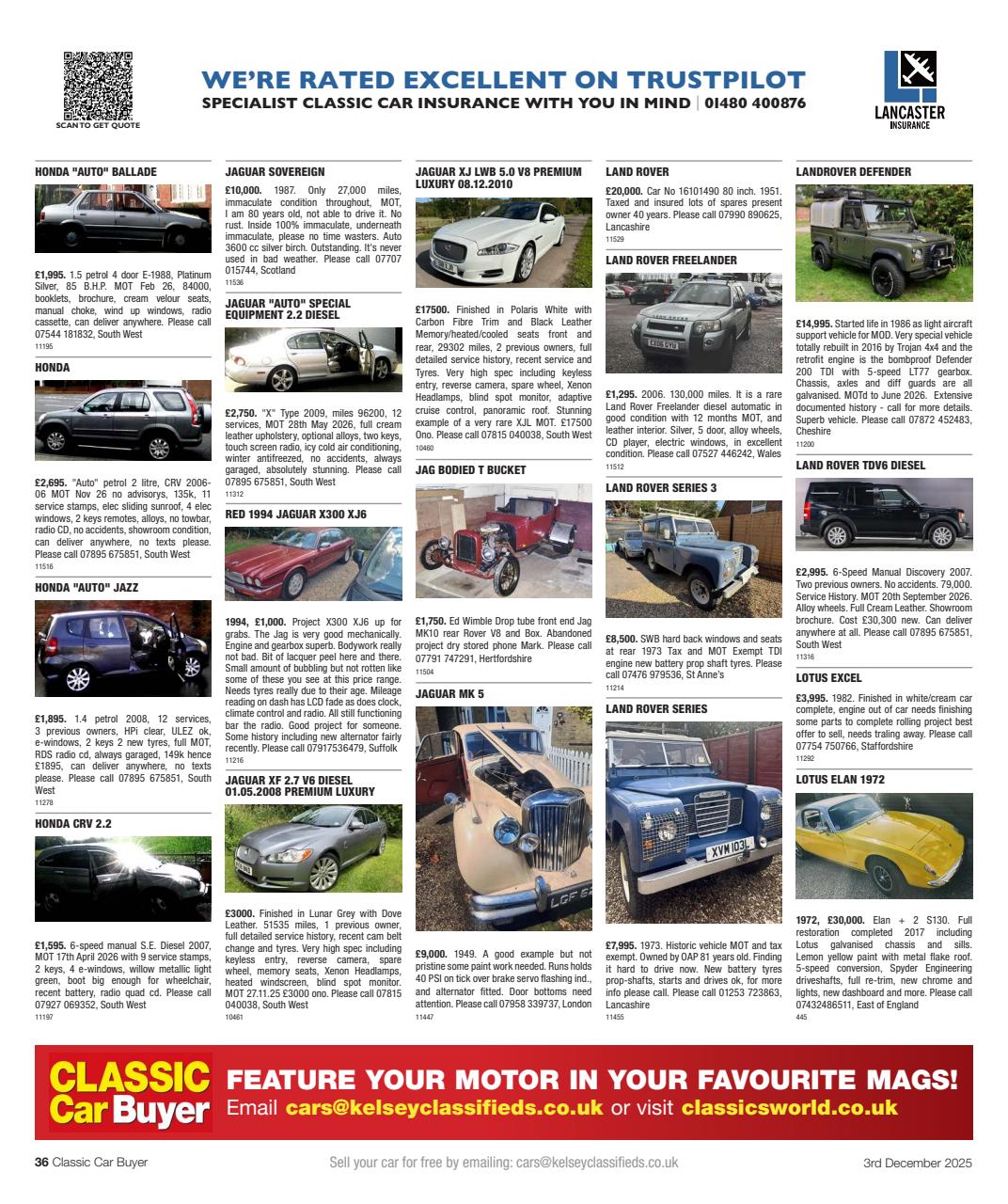Classic Car Buyer Preview Pages