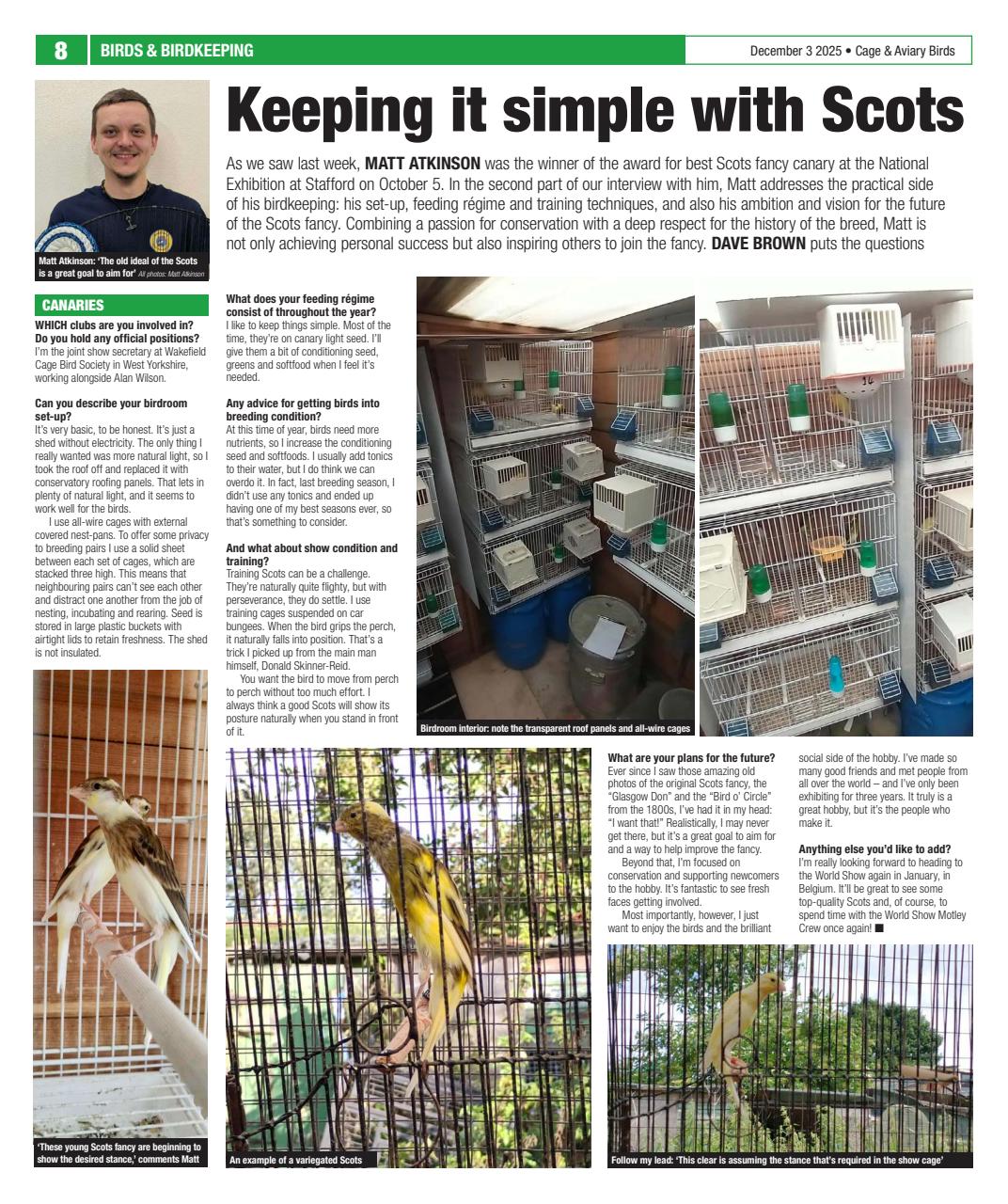 Cage & Aviary Birds Preview Pages