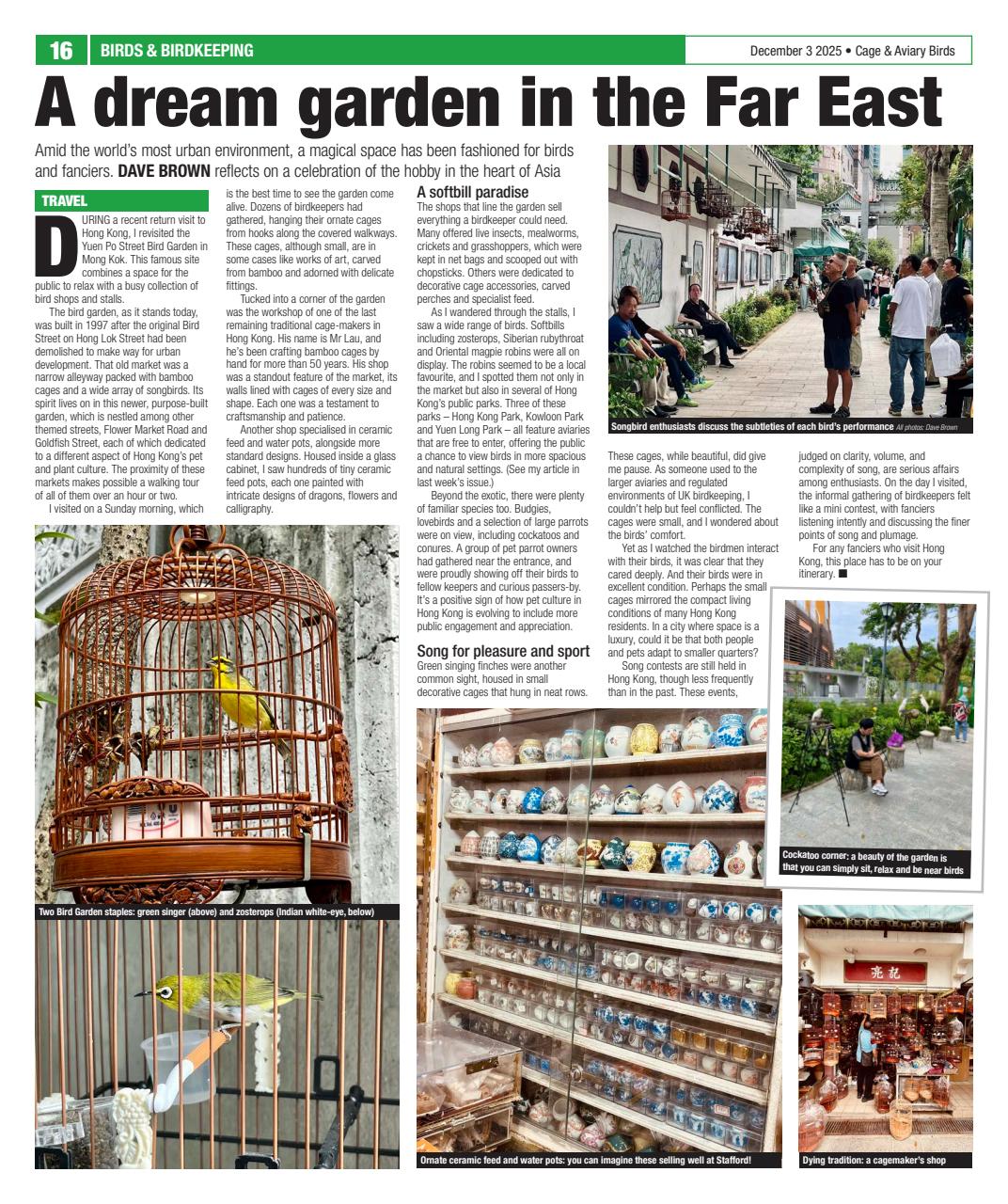 Cage & Aviary Birds Preview Pages