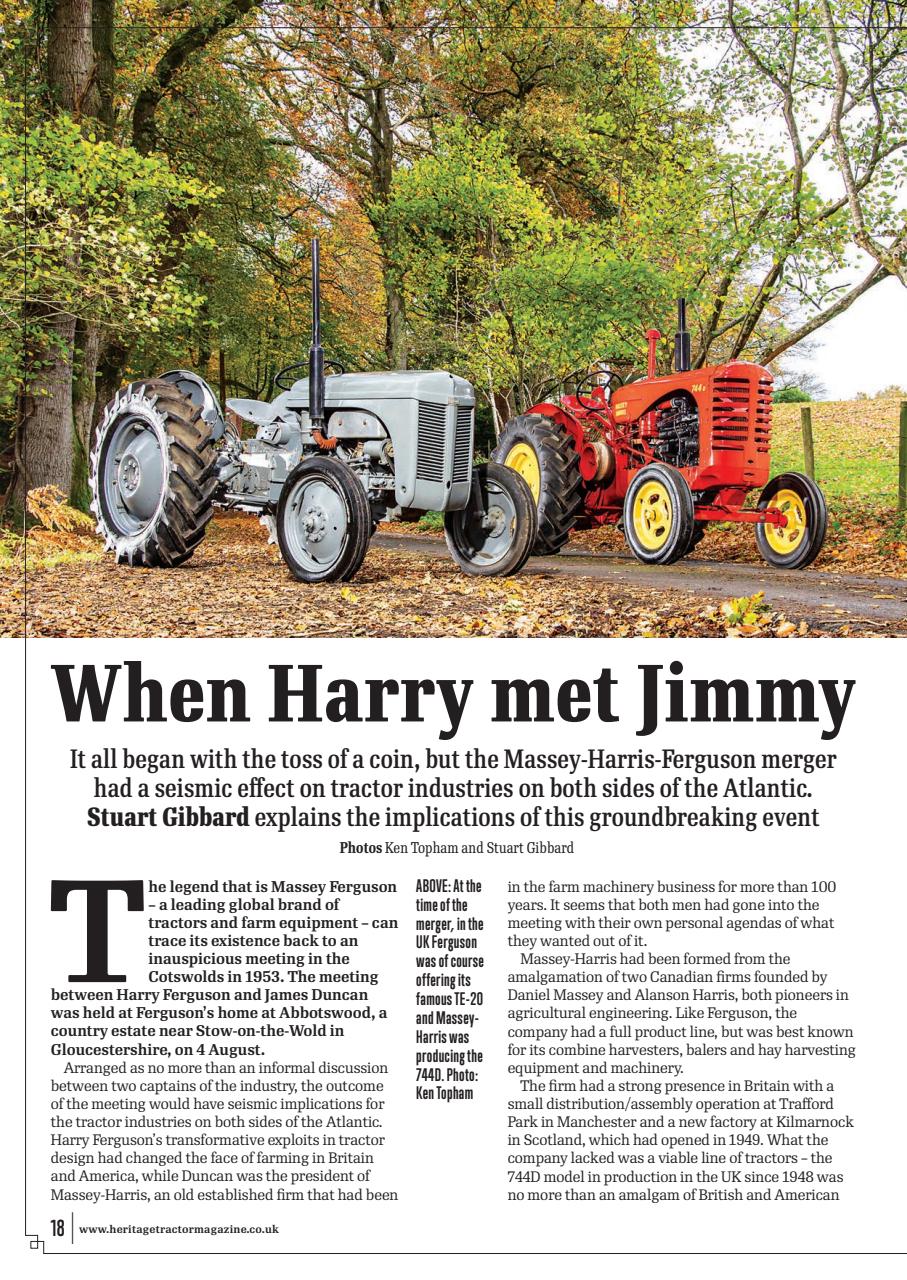Classic Tractor Preview Pages