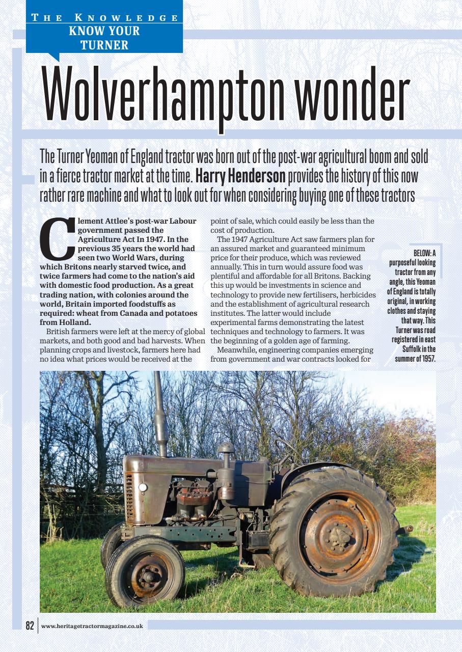 Classic Tractor Preview Pages
