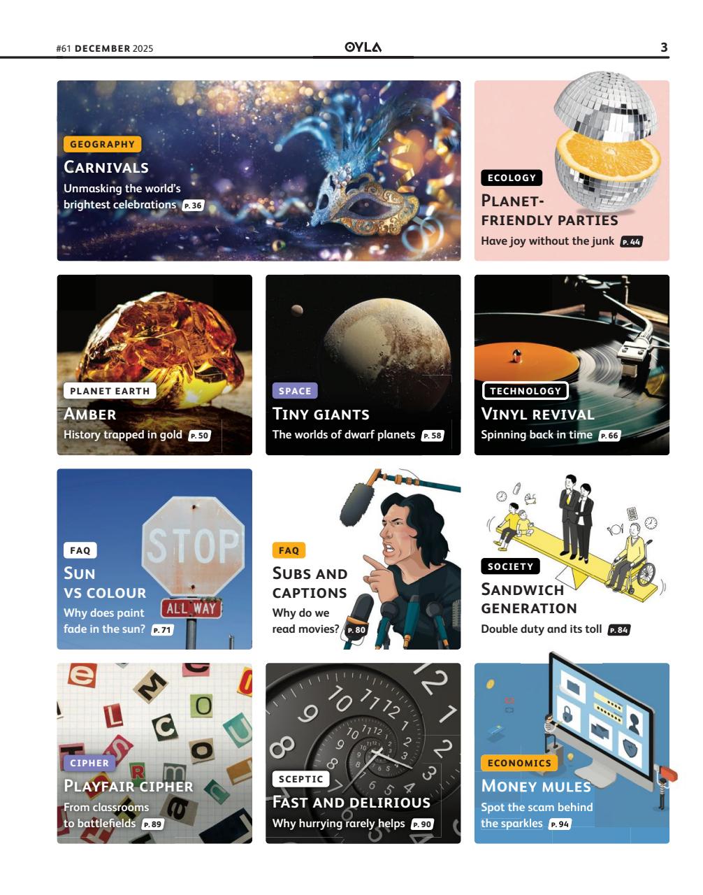 OYLA Magazine Preview Pages