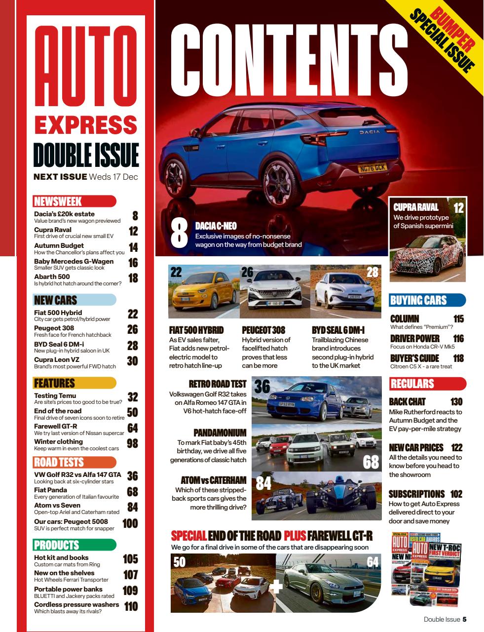 Auto Express Preview Pages