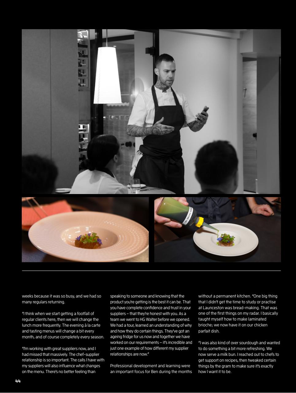 Chef & Restaurant Magazine Preview Pages