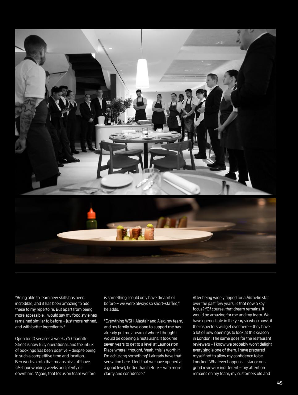 Chef & Restaurant Magazine Preview Pages