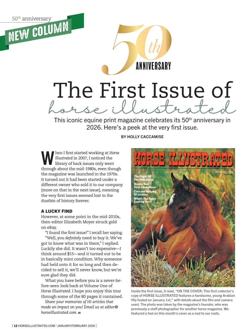 Horse Illustrated Magazine Preview Pages