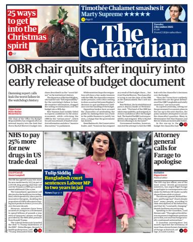 Tuesday, 02 December 2025 issue Tuesday, 02 December 2025