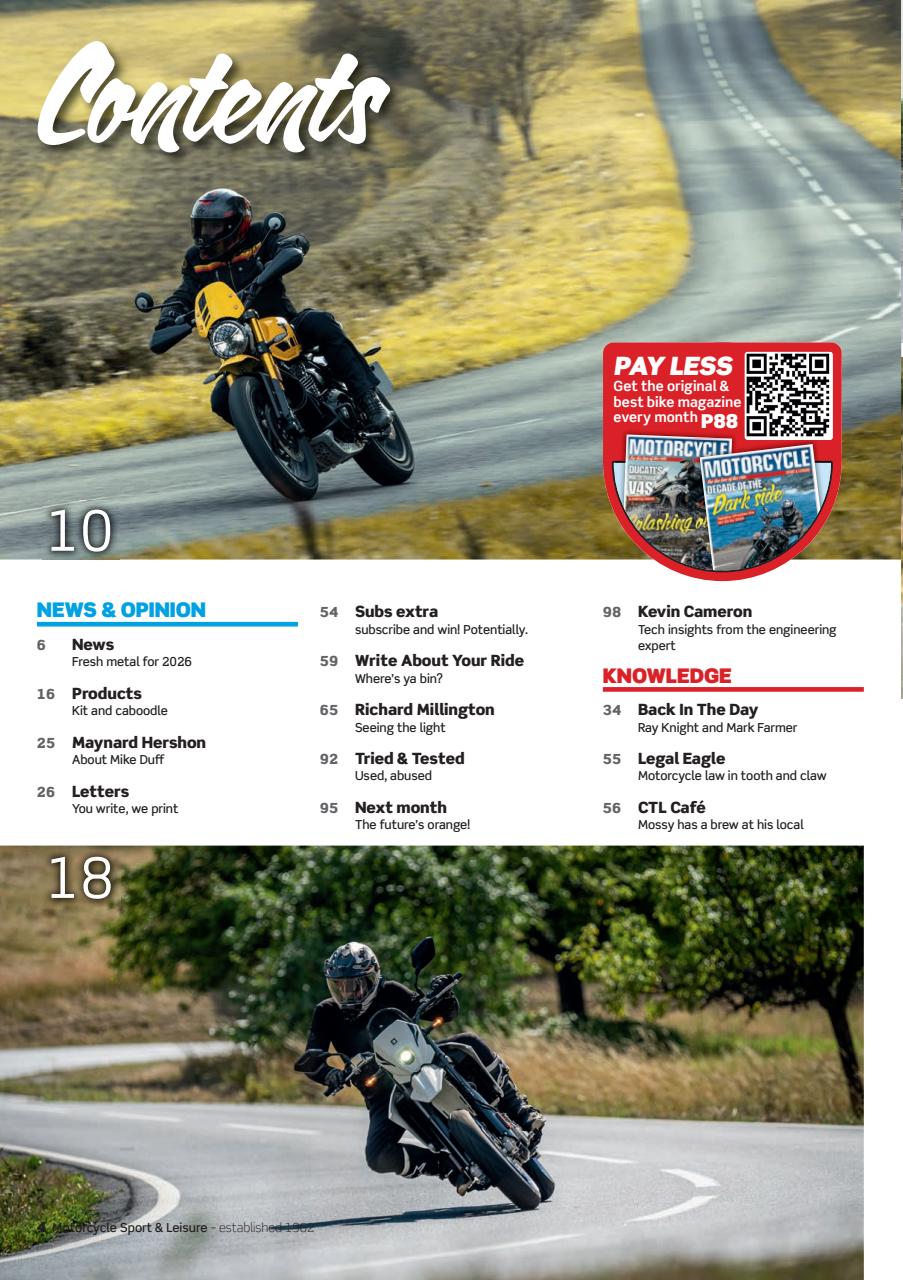 Motorcycle Sport & Leisure Preview Pages