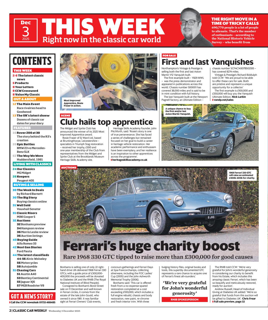 Classic Car Weekly Preview Pages