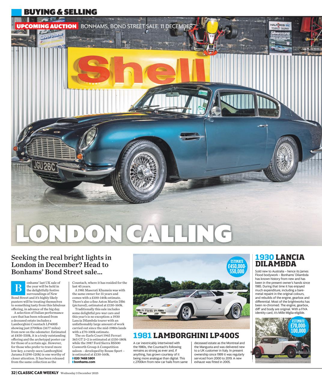 Classic Car Weekly Preview Pages