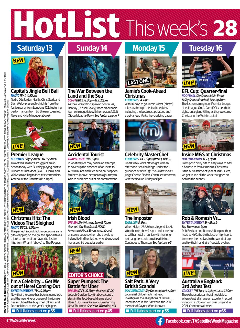TV & Satellite Week Preview Pages