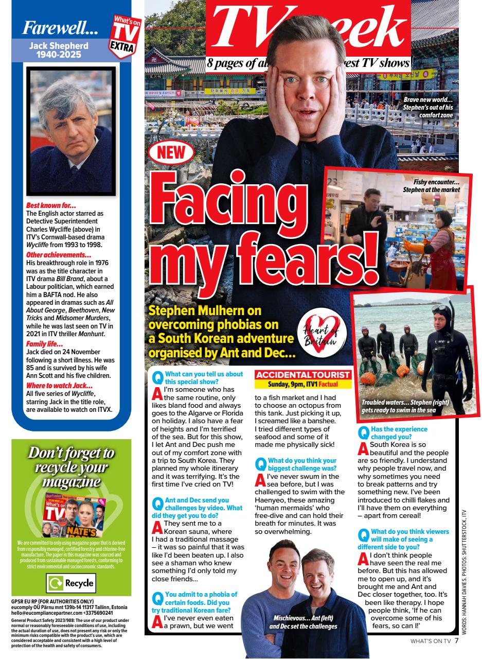 What's on TV Preview Pages