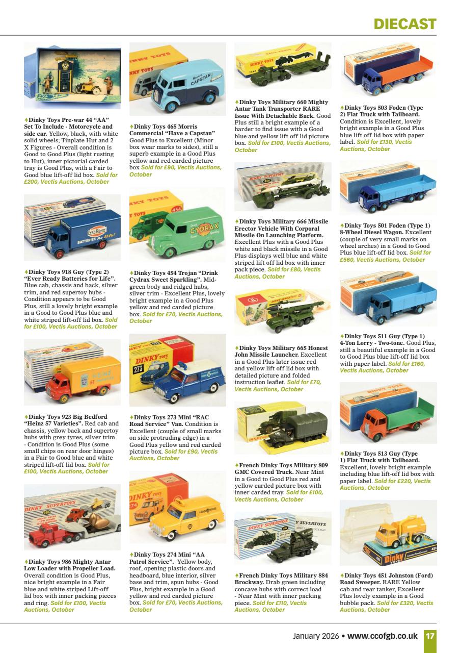 Collectors Gazette Preview Pages