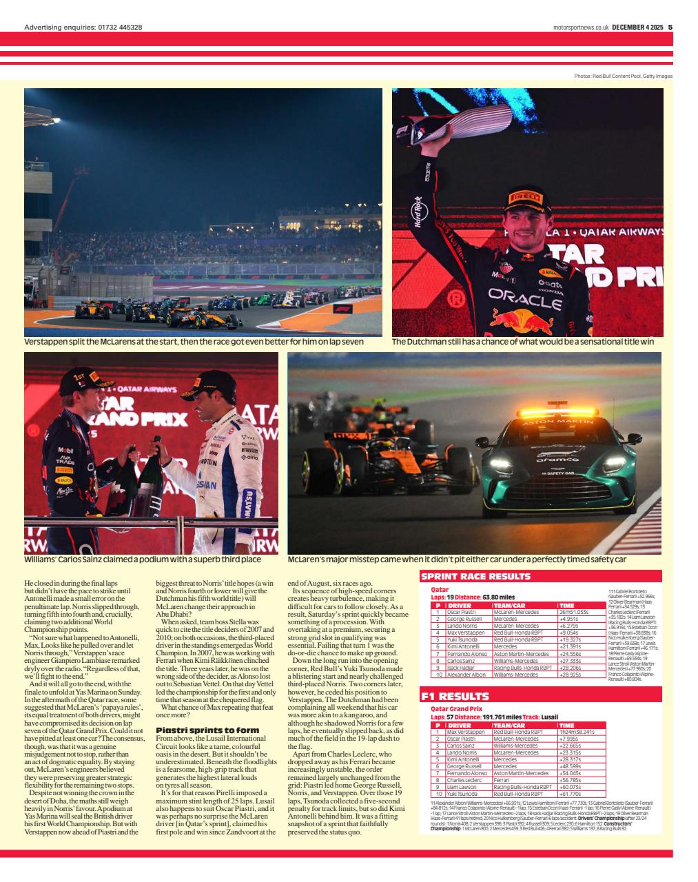 Motorsport News Preview Pages