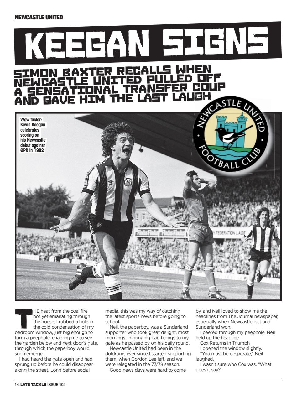 Late Tackle Football Magazine Preview Pages