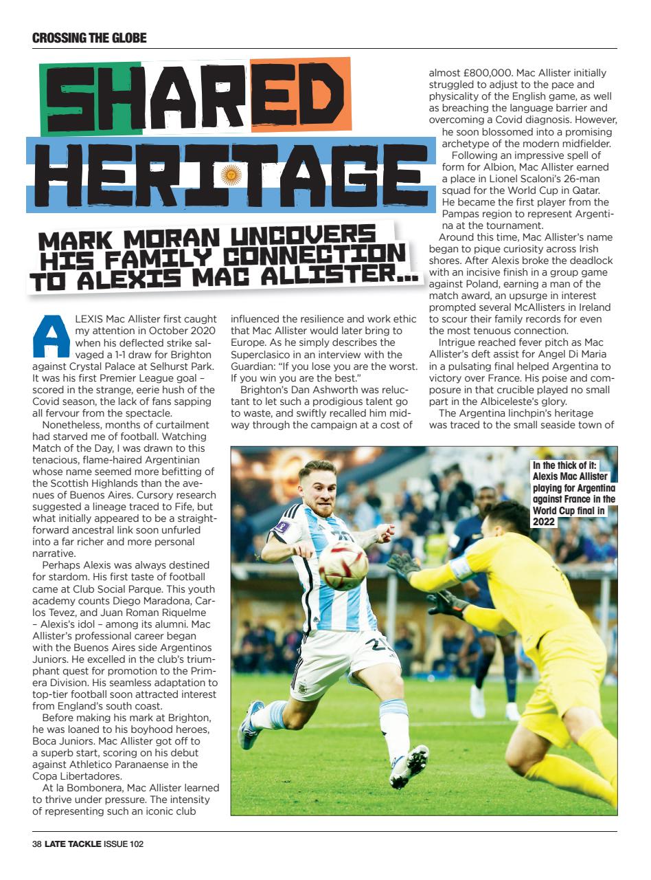 Late Tackle Football Magazine Preview Pages