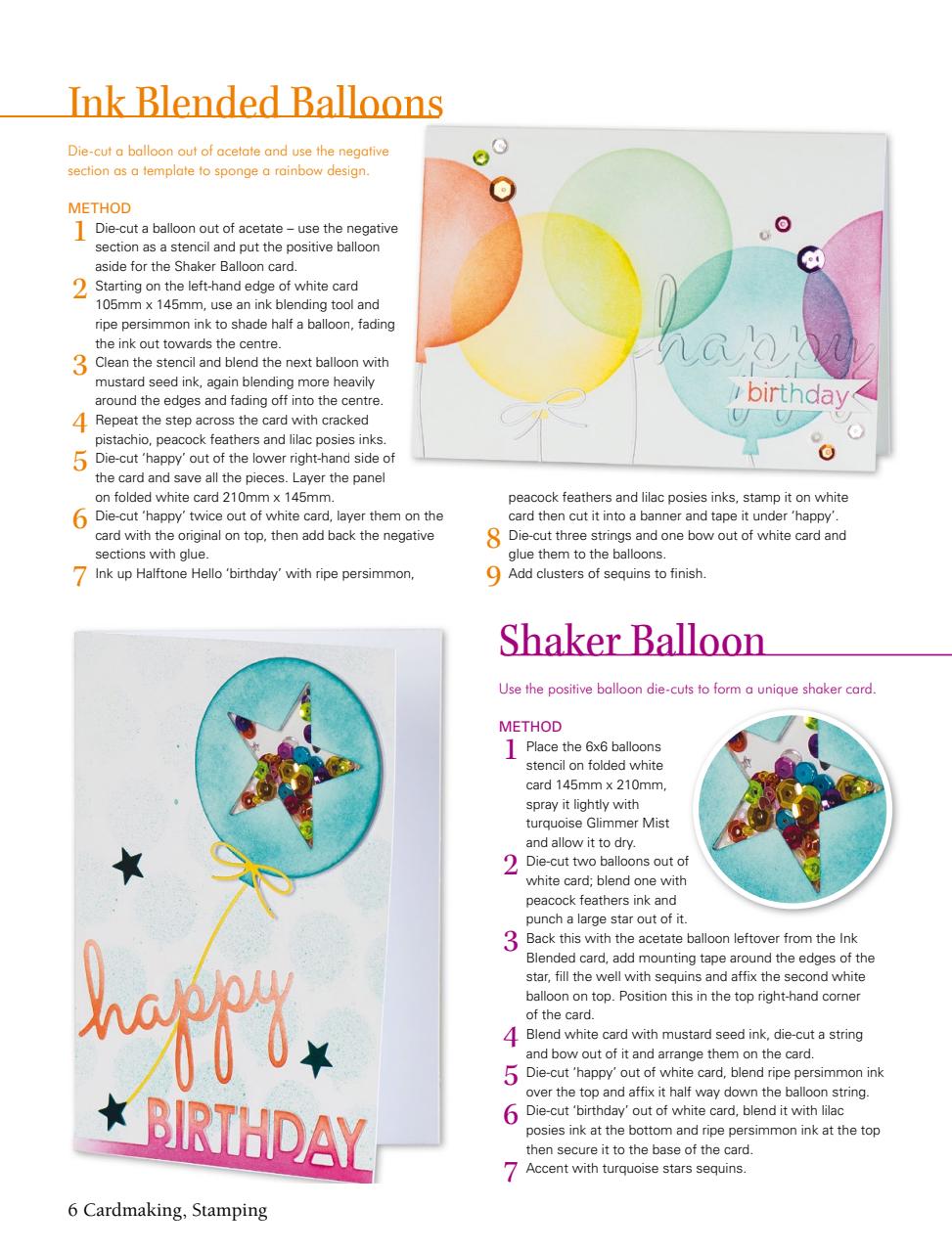 Australian Cardmaking Stamping and Papercraft Preview Pages