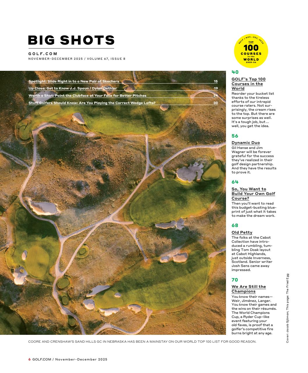 Golf Magazine Preview Pages