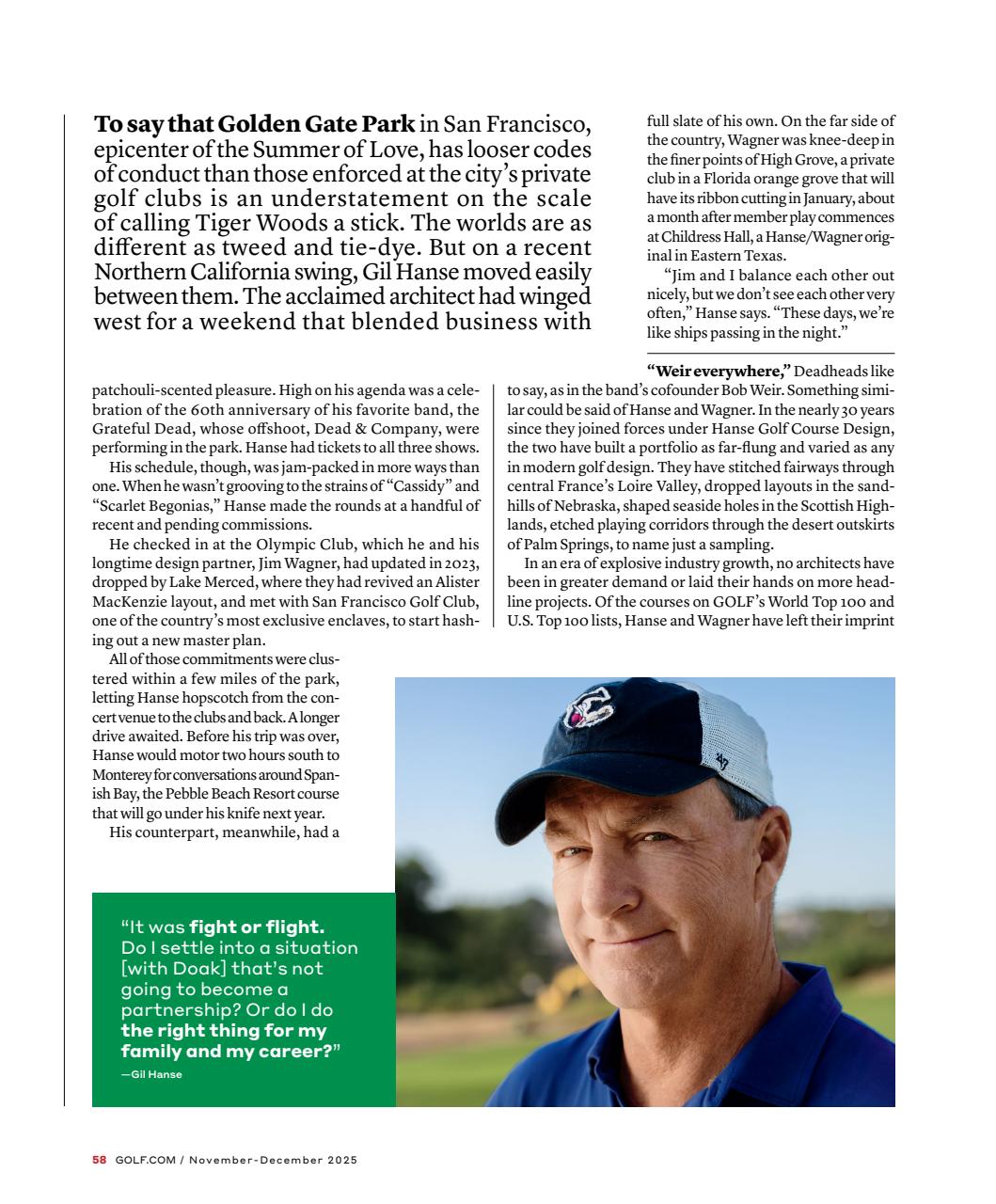 Golf Magazine Preview Pages