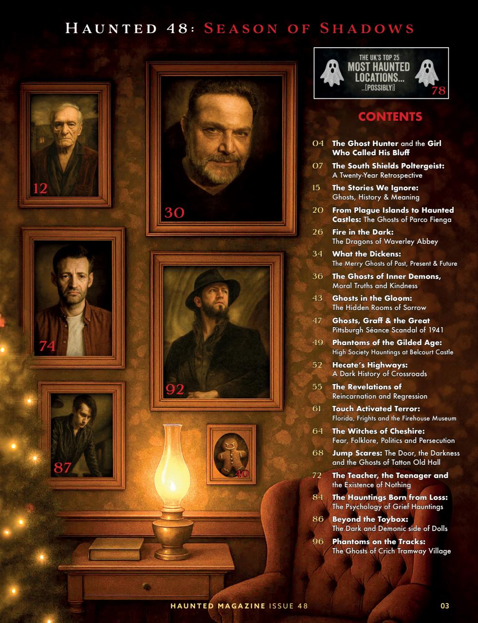 Haunted Magazine Preview Pages